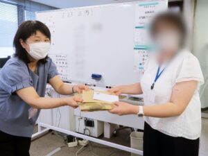 就職するご利用者の送別会を行いました