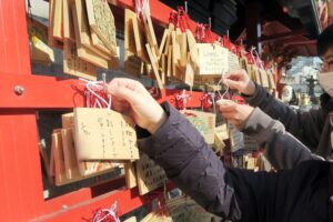 就職祈願に行きました（土曜開所）