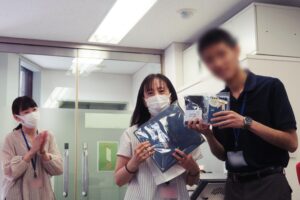 企業就労に向けたご家族の想い（就職者の送別会）