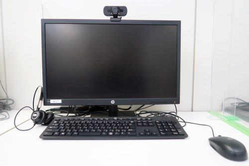 訓練で使用するパソコン